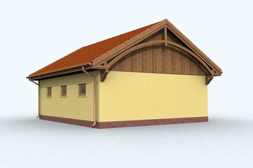  Projekt garażu G106 (SLN1199) - projekt garażu parterowego - Zdjęcie 4