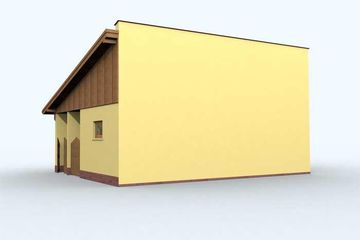  Projekt garażu G107 (SLN1200) - projekt garażu parterowego - Zdjęcie 3