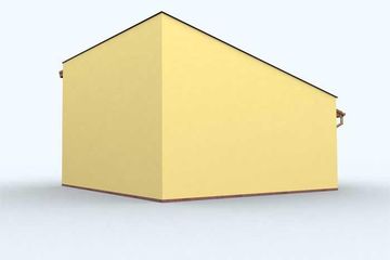  Projekt garażu G107 (SLN1200) - projekt garażu parterowego - Zdjęcie 4