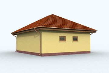  Projekt garażu G116 (SLN1209) - projekt garażu parterowego - Zdjęcie 3