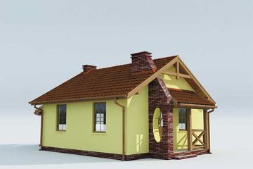  Projekt domu letniskowego Marmaris dom letniskowy (SLN1029) - projekt domu letniskowego parterowego - Zdjęcie 4