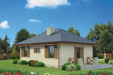  Projekt domu letniskowego Bayamo dom letniskowy (SLN1021) - projekt domu letniskowego parterowego - Zdjęcie 3