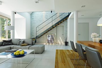  Projekt domu Atrakcyjny 1 (WAW1000) - projekt domu parterowego z poddaszem - Zdjęcie 7