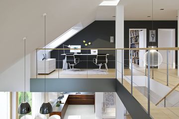  Projekt domu Doskonały 1 (WAW1005) - projekt domu parterowego z poddaszem - Zdjęcie 6