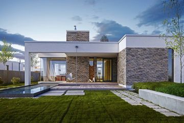  Projekt domu Parterowy 2 (WAW1012) - projekt domu parterowego - Zdjęcie 3