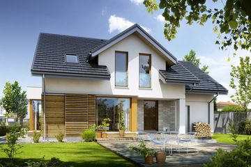  Projekt domu Praktyczny 3 (WAW1016) - projekt domu parterowego z poddaszem - Zdjęcie 2