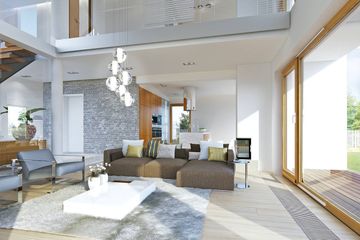  Projekt domu Z Charakterem 1 (WAW1018) - projekt domu parterowego z poddaszem - Zdjęcie 6