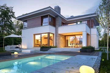  Projekt domu Wyjątkowy 1 (WAW1027) - projekt domu z pełnym piętrem - Zdjęcie 2