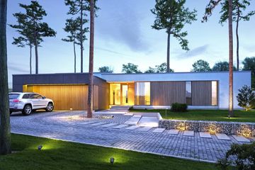  Projekt domu Parterowy 1 (WAW1030) - projekt domu parterowego - Zdjęcie 1