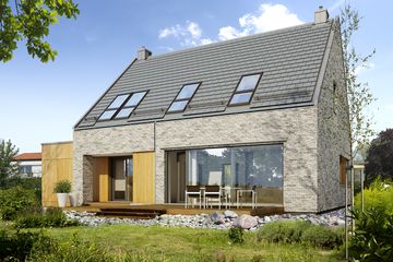  Projekt domu Atrakcyjny 2 (WAW1032) - projekt domu parterowego z poddaszem - Zdjęcie 2