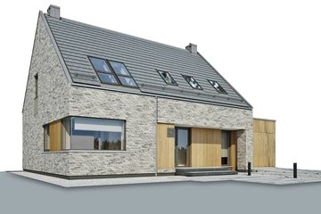  Projekt domu Atrakcyjny 2 (WAW1032) - projekt domu parterowego z poddaszem - Zdjęcie 3