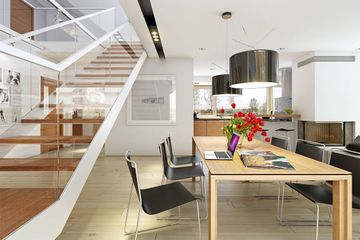  Projekt domu Komfortowy 1 (WAW1040) - projekt domu parterowego z poddaszem - Zdjęcie 4