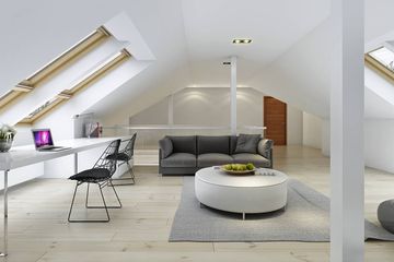  Projekt domu Komfortowy 1 (WAW1040) - projekt domu parterowego z poddaszem - Zdjęcie 6