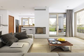  Projekt domu Komfortowy 1 (WAW1040) - projekt domu parterowego z poddaszem - Zdjęcie 9