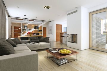  Projekt domu Komfortowy 2 (WAW1041) - projekt domu parterowego z poddaszem - Zdjęcie 7