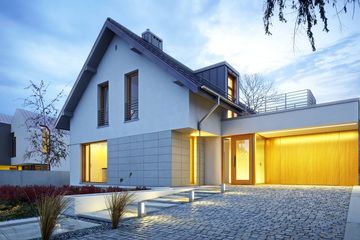  Projekt domu Pogodny 1 (WAW1045) - projekt domu parterowego z poddaszem - Zdjęcie 1