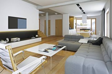  Projekt domu Pogodny 1 (WAW1045) - projekt domu parterowego z poddaszem - Zdjęcie 7