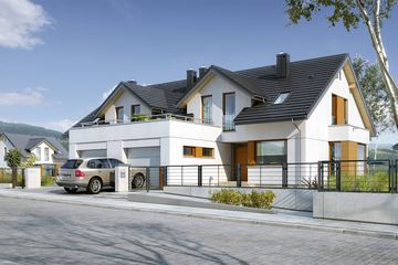  Projekt domu Praktyczny 5 (WAW1048) - projekt domu parterowego z poddaszem - Zdjęcie 1