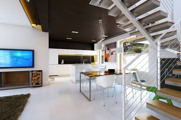  Projekt domu Prosty 1 (WAW1049) - projekt domu parterowego z poddaszem - Zdjęcie 3