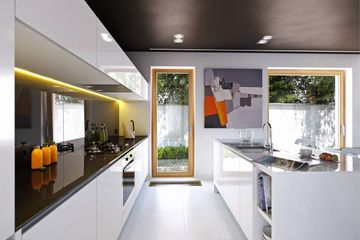  Projekt domu Prosty 1 (WAW1049) - projekt domu parterowego z poddaszem - Zdjęcie 4