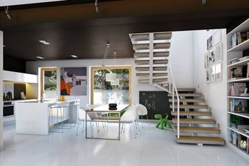  Projekt domu Prosty 1 (WAW1049) - projekt domu parterowego z poddaszem - Zdjęcie 7