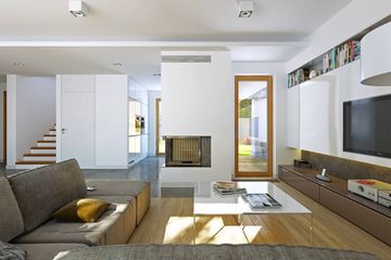  Projekt domu Prosty 2 (WAW1050) - projekt domu parterowego z poddaszem - Zdjęcie 8