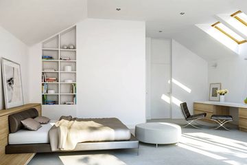  Projekt domu Współczesny 1 (WAW1058) - projekt domu parterowego z poddaszem - Zdjęcie 7