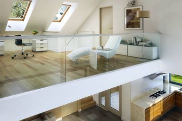  Projekt domu Z Widokiem 1 (WAW1066) - projekt domu parterowego z poddaszem - Zdjęcie 3