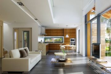  Projekt domu Z Widokiem 1 (WAW1066) - projekt domu parterowego z poddaszem - Zdjęcie 4