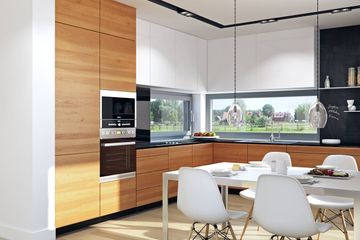  Projekt domu Z Widokiem 2 (WAW1067) - projekt domu parterowego z poddaszem - Zdjęcie 4