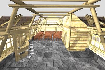  Projekt domu weselnego BR-201 (KRG1109) - projekt domu parterowego - Zdjęcie 4