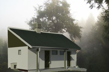  Projekt budynku inwentarskiego BR-231 (KRG1167) - projekt budynku parterowego - Zdjęcie 1