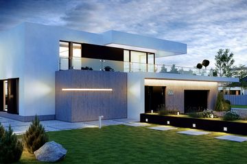  Projekt domu HomeKoncept 30 (KRX1036) - projekt domu z pełnym piętrem - Zdjęcie 1