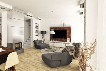  Projekt domu Modest z garażem 1-st. [A] (WRF1620) - projekt domu z pełnym piętrem - Zdjęcie 7