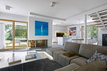  Projekt domu Prosty 3A (WAW1008) - projekt domu parterowego z poddaszem - Zdjęcie 4