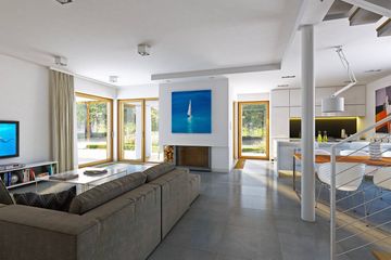  Projekt domu Prosty 3A (WAW1008) - projekt domu parterowego z poddaszem - Zdjęcie 6