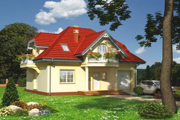  Projekt domu Ślężan Alter (1041) (KRD1935) - projekt domu parterowego z poddaszem - Zdjęcie 3