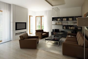 Projekt domu As 3 - parterowy dom o powierzchni 123,33 m², dach dwuspadowy - ujęcie 4