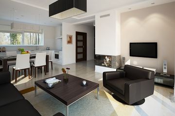  Projekt domu Bielik MC (BSA1902) - projekt domu parterowego z poddaszem - Zdjęcie 3