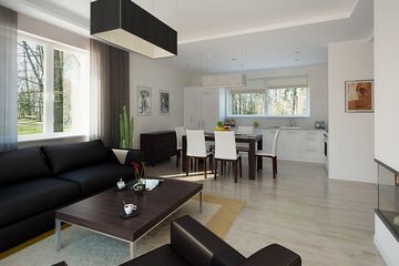  Projekt domu Bielik MC (BSA1902) - projekt domu parterowego z poddaszem - Zdjęcie 6