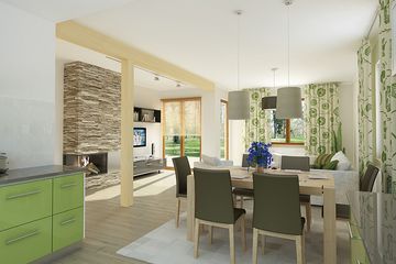  Projekt domu Borówka 5 dr-S (BSA2078) - projekt domu parterowego - Zdjęcie 7