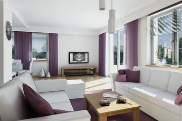 Projekt domu Chaber 3 - parterowy z poddaszem dom o powierzchni 134,40 m², dach dwuspadowy - ujęcie 7