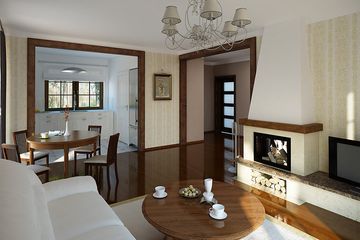  Projekt domu Dudek 2 dr-S (BSA1669) - projekt domu parterowego z poddaszem - Zdjęcie 4