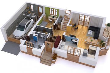  Projekt domu BW-01 (JGC1010) - projekt domu parterowego z poddaszem - Zdjęcie 3