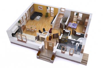  Projekt domu BW-24 (JGC1042) - projekt domu parterowego z poddaszem - Zdjęcie 3