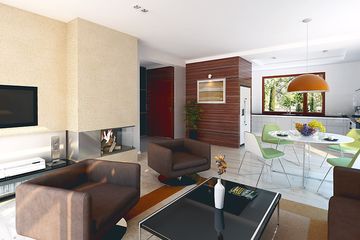  Projekt domu Indygo 2 (BSA1619) - projekt domu parterowego z poddaszem - Zdjęcie 4