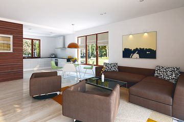  Projekt domu Indygo 3 (BSA1693) - projekt domu parterowego z poddaszem - Zdjęcie 7