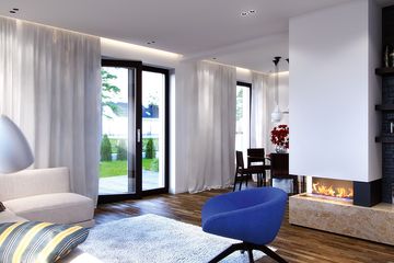  Projekt domu Jagoda 2 (BSA2025) - projekt domu parterowego z poddaszem - Zdjęcie 4