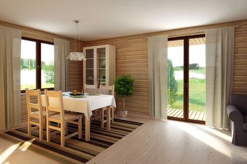  Projekt domu letniskowego Jaśmin 3 dr-S (BSA1268) - projekt domu letniskowego parterowego z poddaszem - Zdjęcie 5