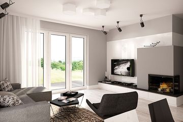  Projekt domu Kiwi 3 (BSA2063) - projekt domu parterowego - Zdjęcie 9